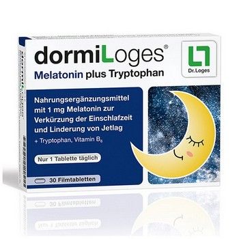 DORMILOGES Melatonin plus Tryptophan Filmtabletten