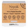 NIYOK 4in1 feste Dusche Kör.+Haar+Ges.athl.grey